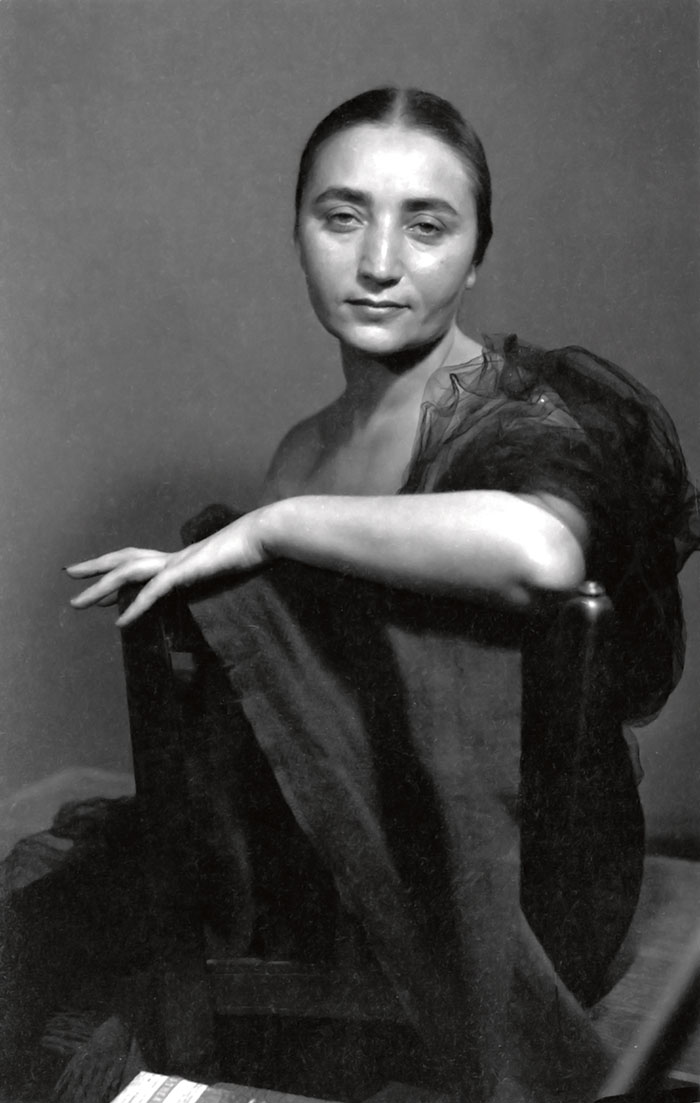 Vera Luftig nel 1945. <br>Fonte: Rudi Van Doorslaer-Gante.